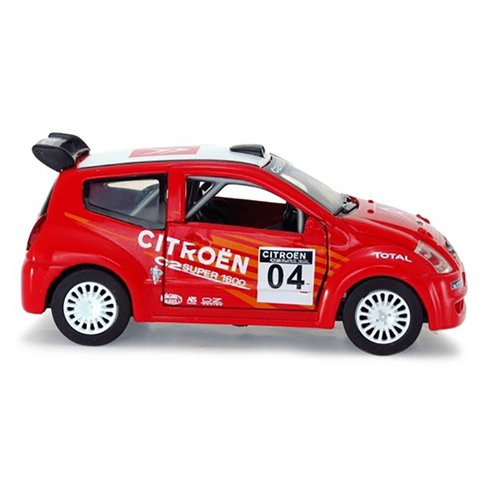 Miniatura Citroen C2 Sport Rally New Ray 1/32 - Imagem 2