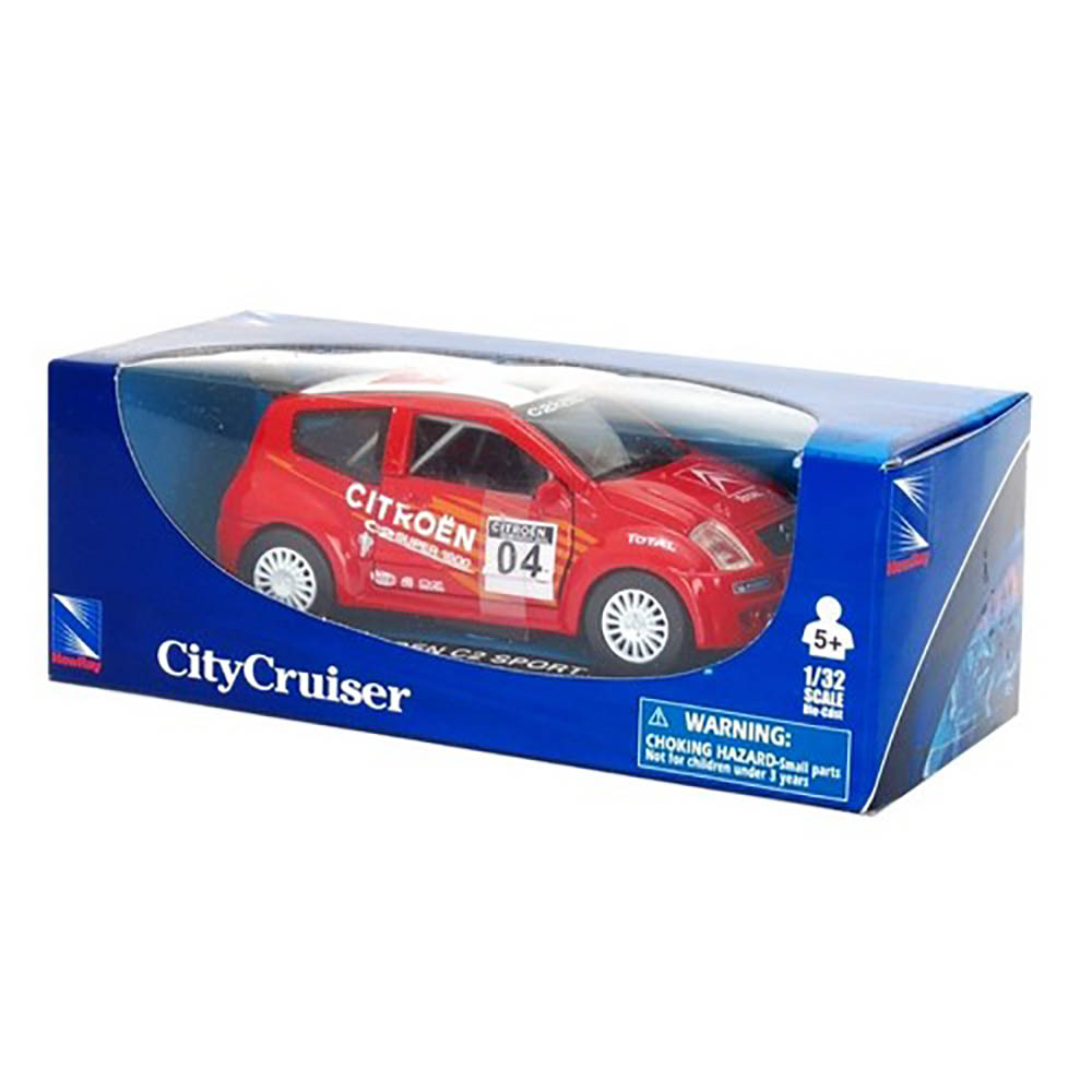 Miniatura Citroen C2 Sport Rally New Ray 1/32 - Imagem 4
