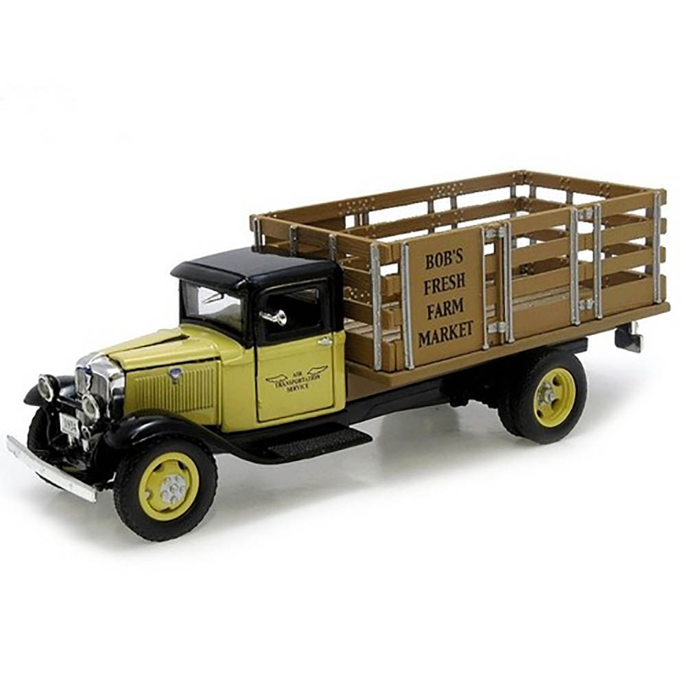 Miniatura Ford Bb Stake Bed 1934 Creme Unique Réplicas 1/43