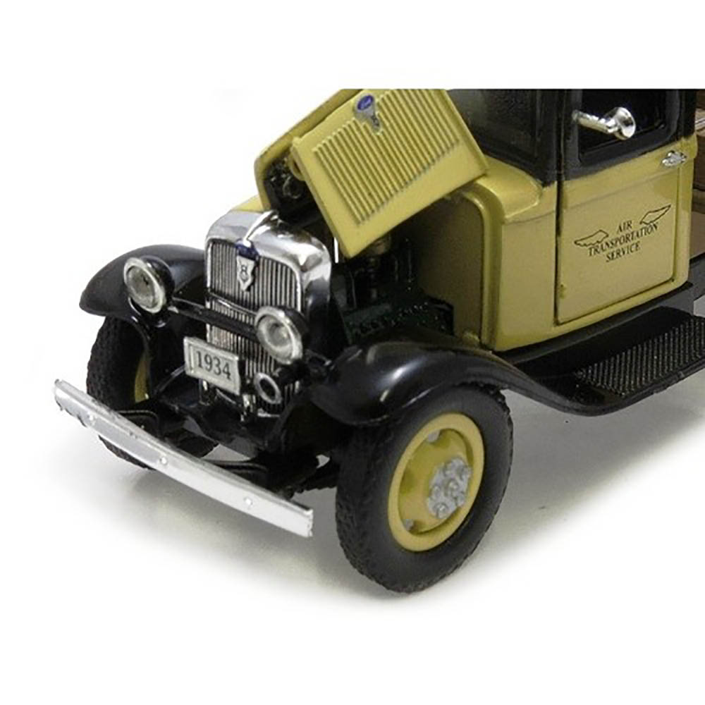 Miniatura Ford Bb Stake Bed 1934 Creme Unique Réplicas 1/43 - Imagem 2