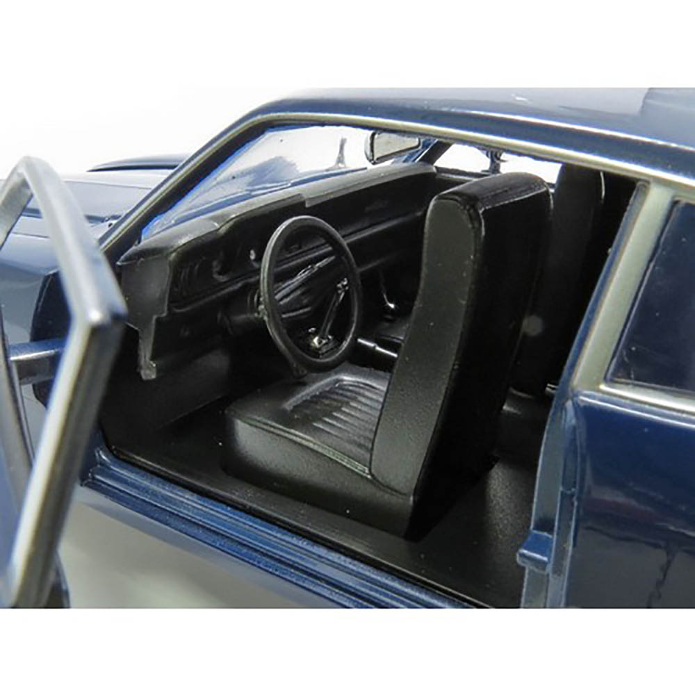 Miniatura Ford Maverick 1974 Azul Motormax 1/24 - Imagem 3