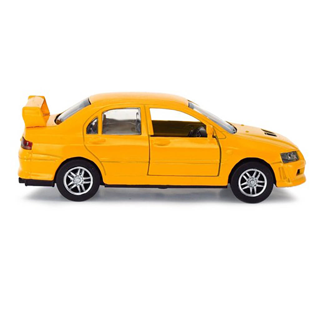 Miniatura Mitsubishi Lancer Evolution Vii Amarelo 1/32 - Imagem 3