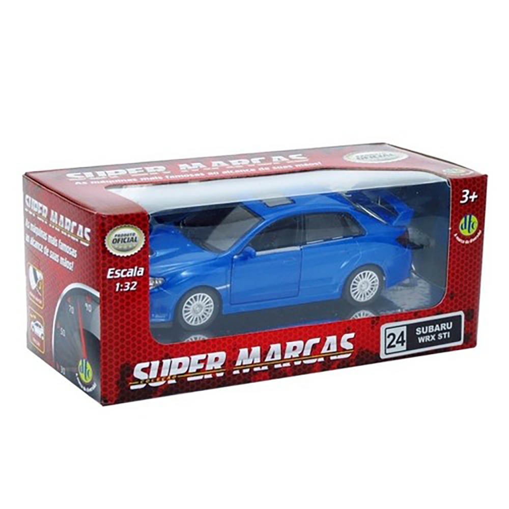 Subaru WRX STi 1:32 Super Marcas Azul - Imagem 4
