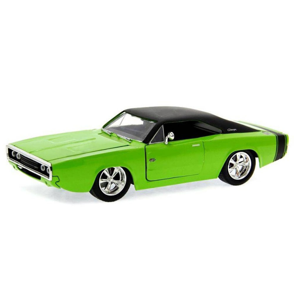 Miniatura Dodge Charger R/t 1970 Jada Toys Verde 1/24