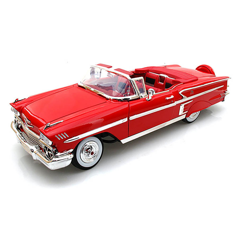Chevrolet Impala 1958 Motormax 1:24 Vermelho - Imagem 6