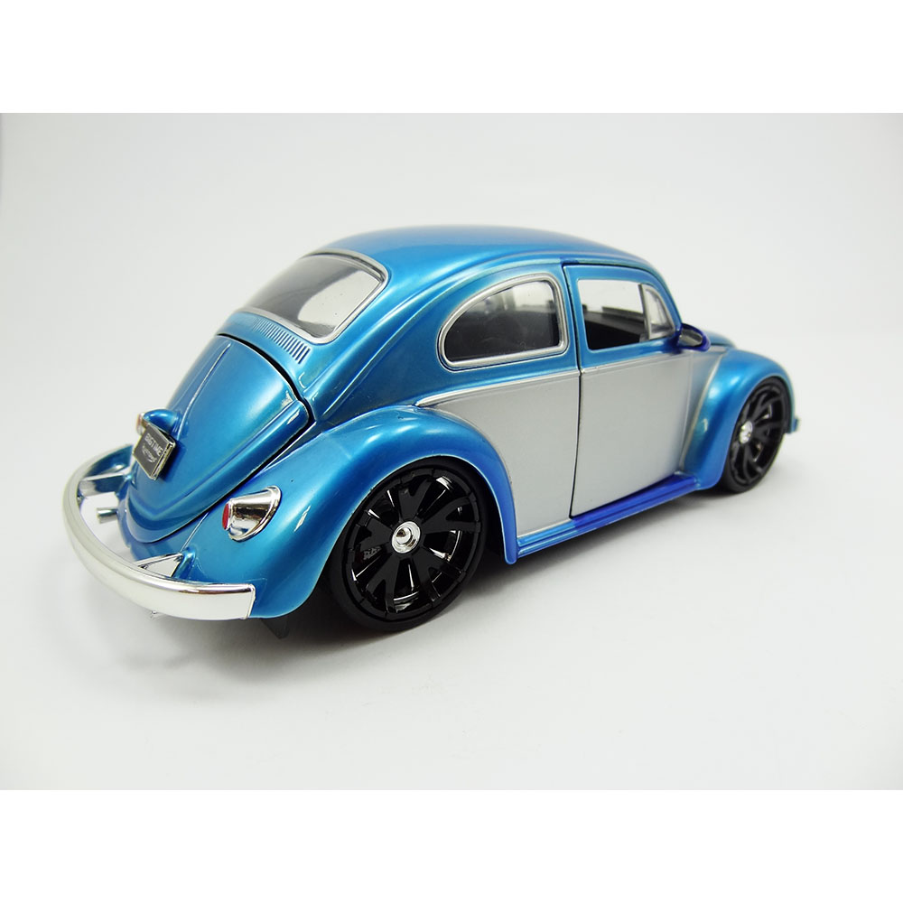 Volkswagen Fusca Beetle 1959 Jada Toys 1:24 azul claro - Imagem 3
