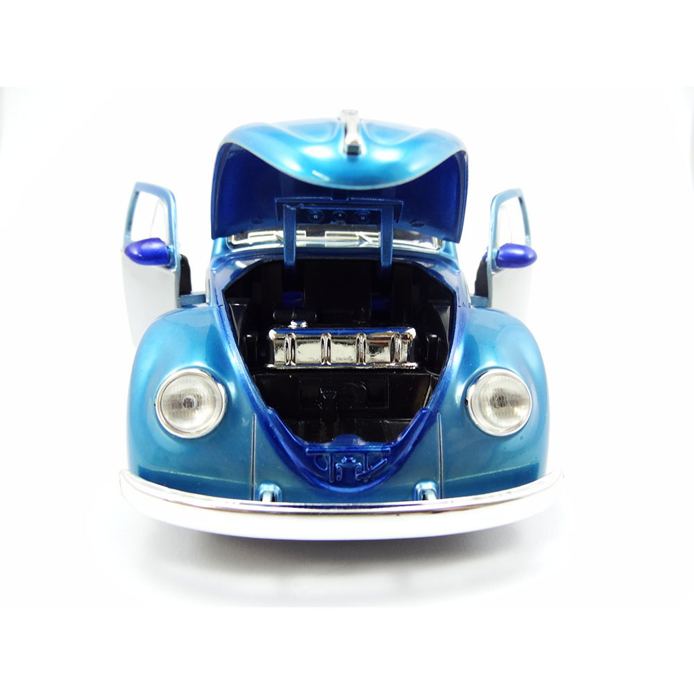 Volkswagen Fusca Beetle 1959 Jada Toys 1:24 azul claro - Imagem 8