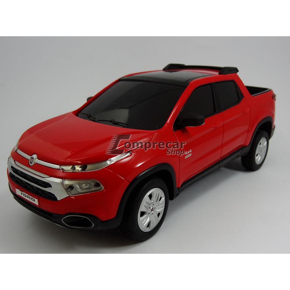 Miniatura Fiat Toro Controle Remoto Vermelho CKS 1/18 - Imagem 2