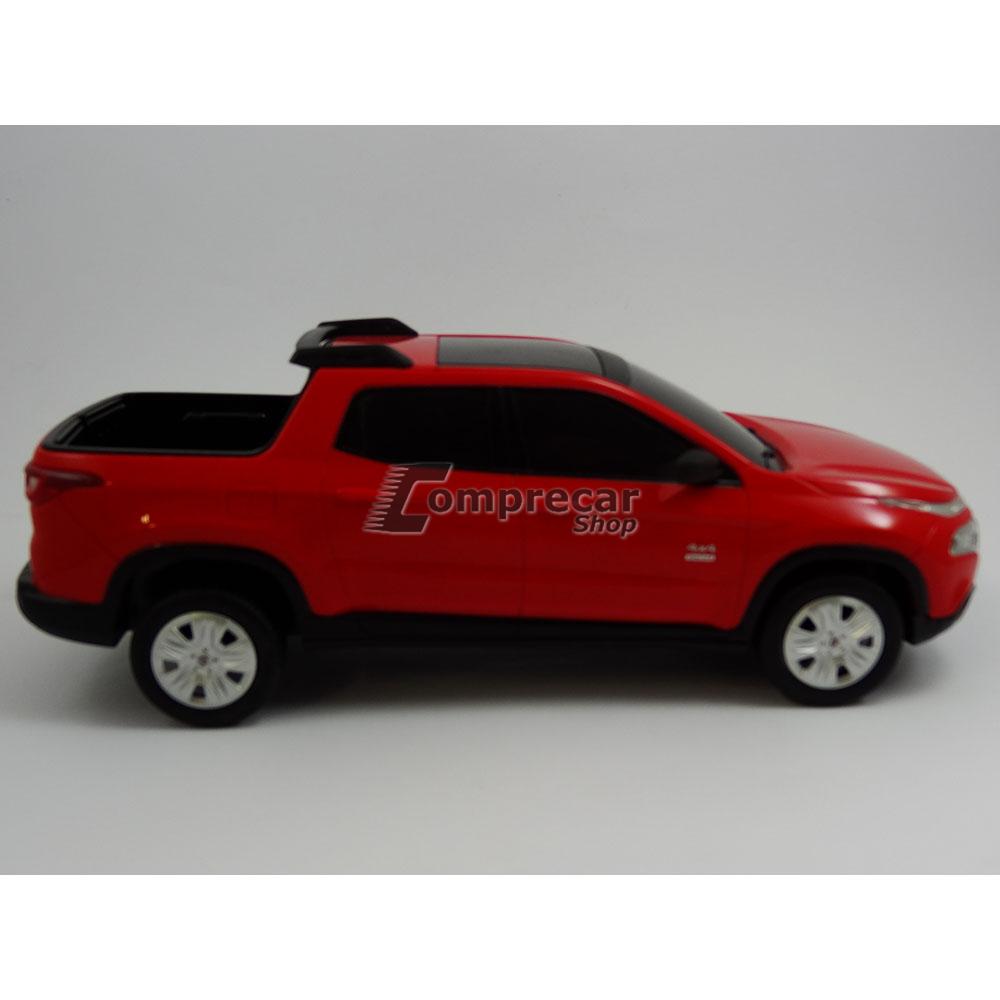 Miniatura Fiat Toro Controle Remoto Vermelho CKS 1/18 - Imagem 3