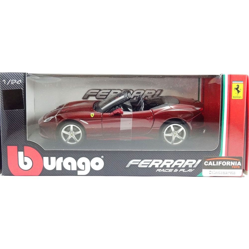 Miniatura Ferrari California T Conversível Vinho 1/24 - Imagem 5