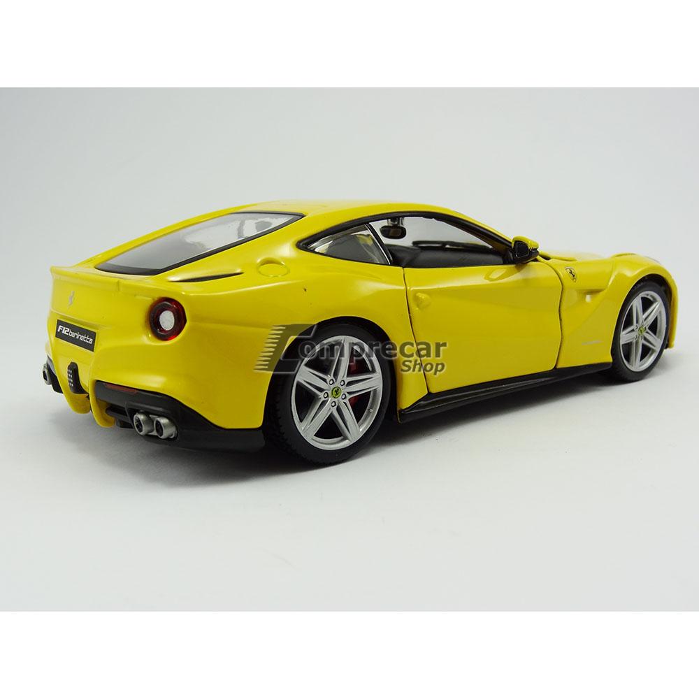 Ferrari F12 Berlinetta 1:24 Bburago Amarelo - Imagem 2