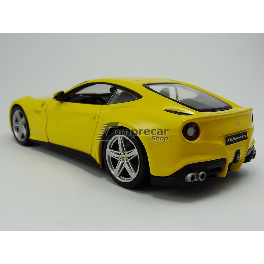 Ferrari F12 Berlinetta 1:24 Bburago Amarelo - Imagem 3