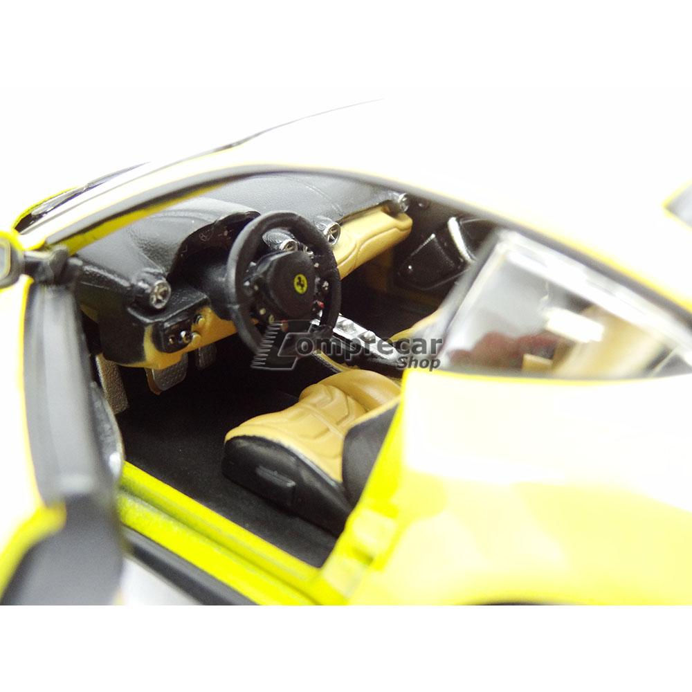 Ferrari F12 Berlinetta 1:24 Bburago Amarelo - Imagem 6