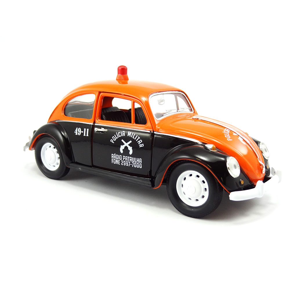 Miniatura Fusca Polícia Militar SP 1967 California 1/24 - Imagem 2