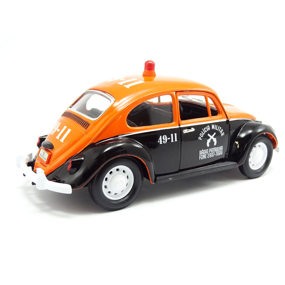 Miniatura Fusca Polícia Militar SP 1967 California 1/24 - Imagem 3