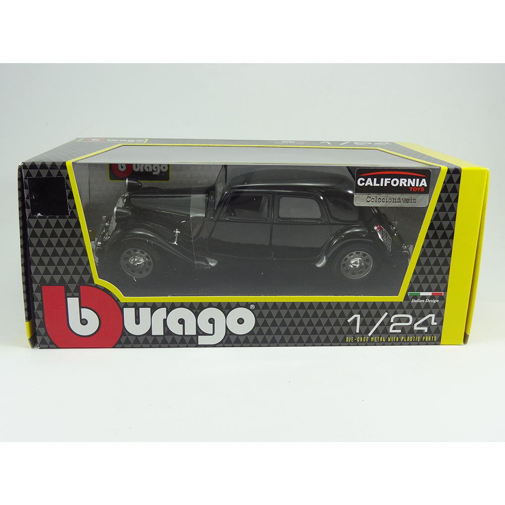 Citroen T.A. 15 CV 1:24 Bburago Preto - Imagem 7