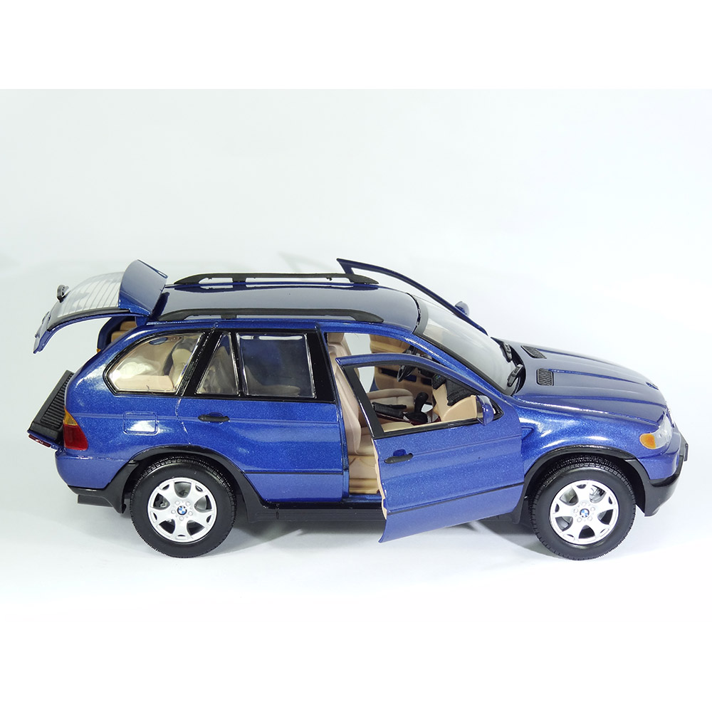 Miniatura Bmw X5 Azul Motormax 1/18 - Imagem 5