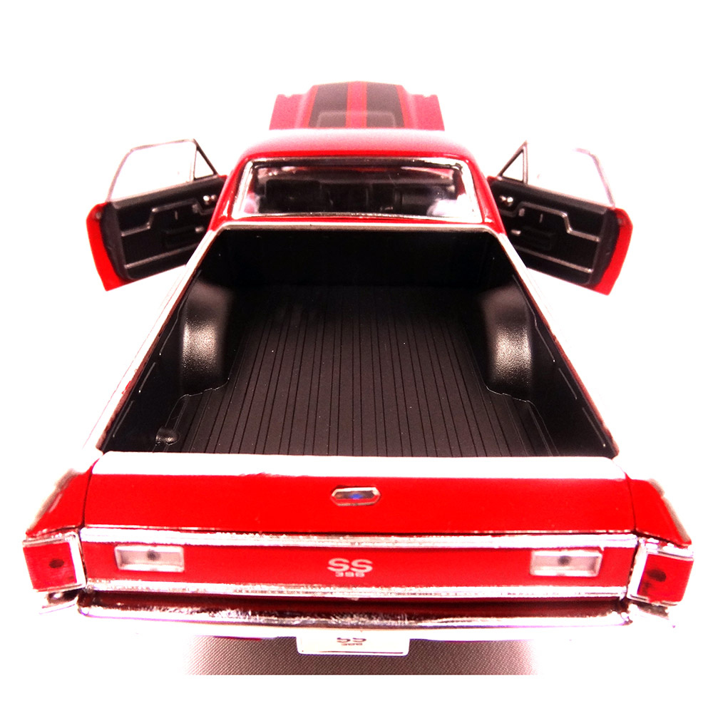 Miniatura Chevrolet El Camino 1970 Vermelho Welly 1/18 - Imagem 4