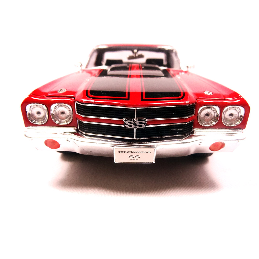 Miniatura Chevrolet El Camino 1970 Vermelho Welly 1/18 - Imagem 3