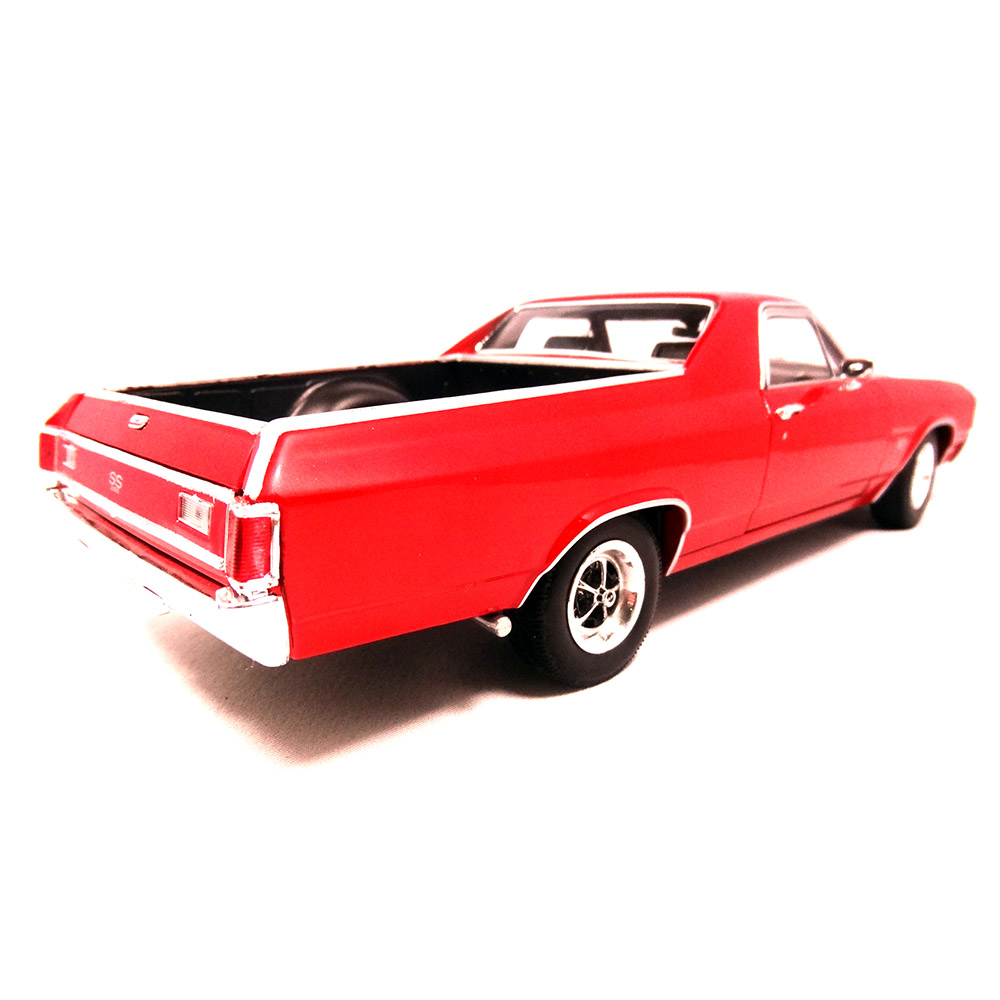 Miniatura Chevrolet El Camino 1970 Vermelho Welly 1/18 - Imagem 2