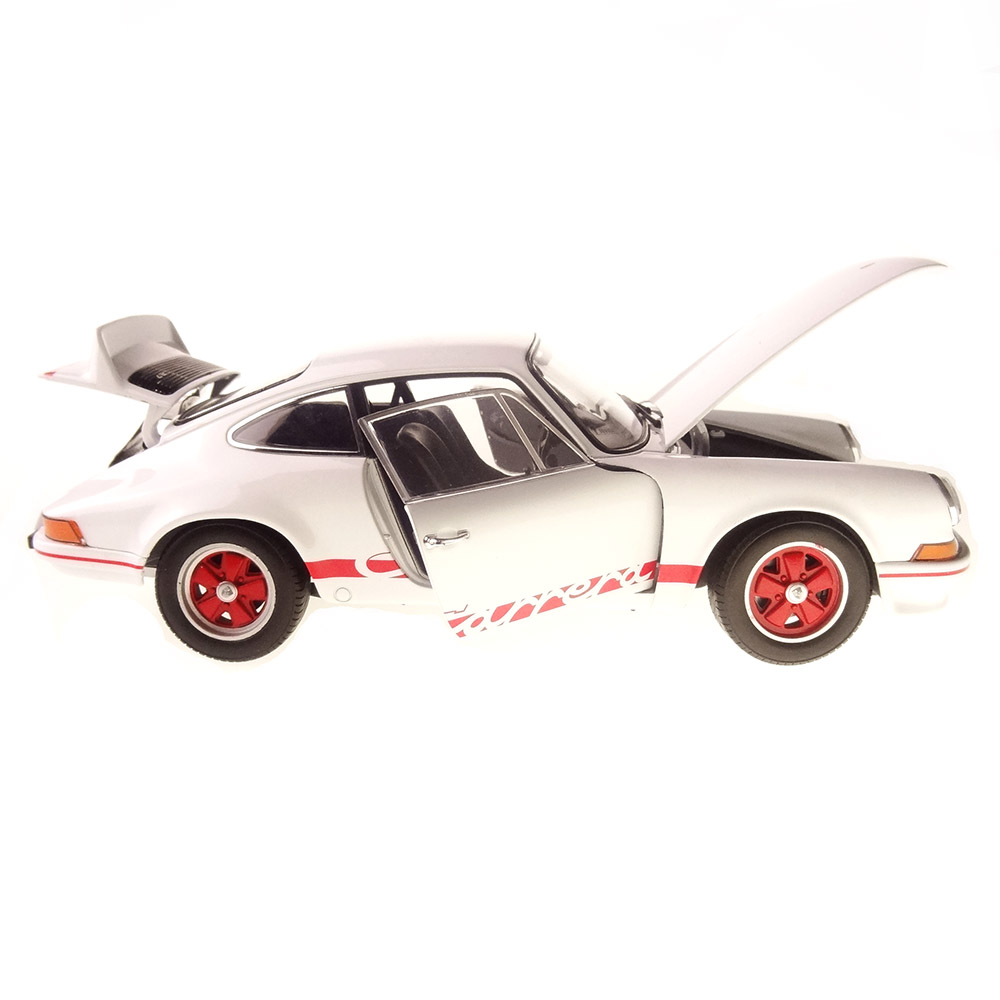 Miniatura Porsche 911 Carrera Rs 1973 Branco Welly 1/18 - Imagem 3