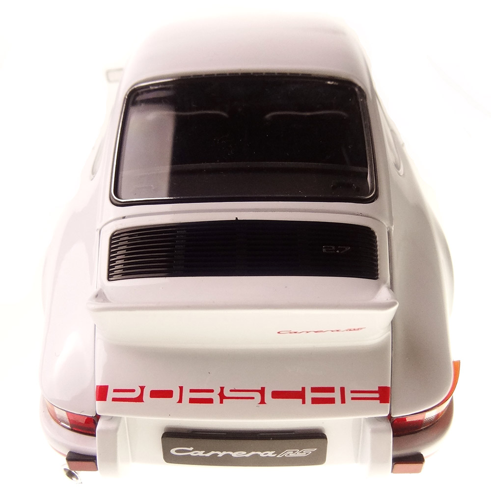 Miniatura Porsche 911 Carrera Rs 1973 Branco Welly 1/18 - Imagem 4