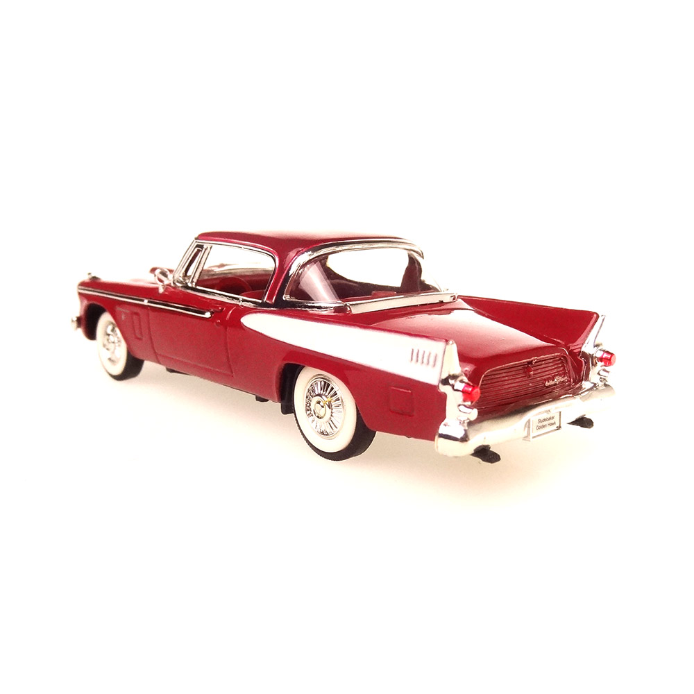 1958 Studebaker Golden Hawk Yat Ming 1:43 Vinho - Imagem 5
