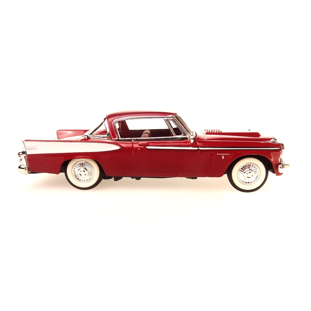 1958 Studebaker Golden Hawk Yat Ming 1:43 Vinho - Imagem 4
