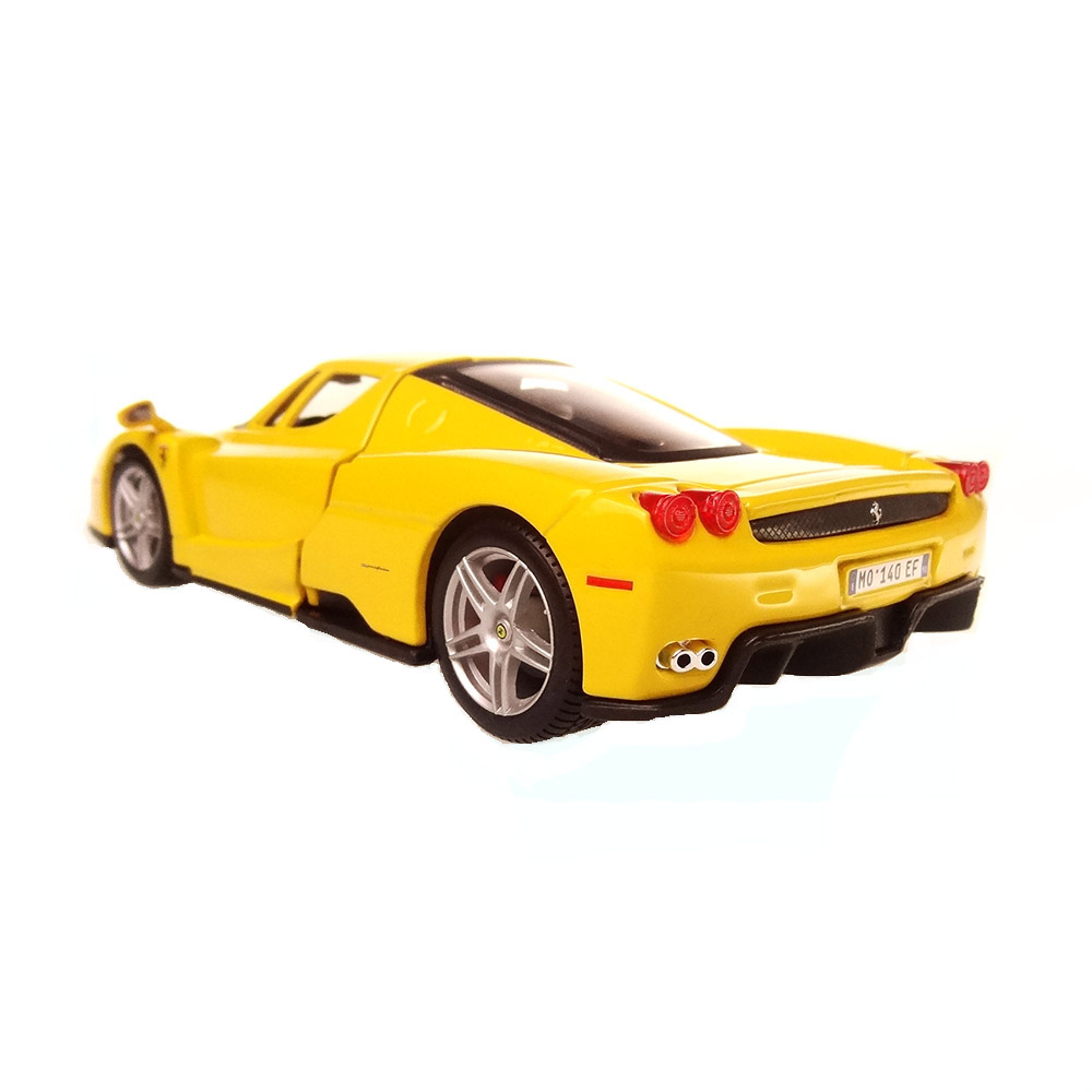 Miniatura Ferrari Enzo Ferrari Amarelo Bburago 1/24 - Imagem 3
