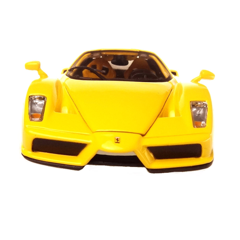 Miniatura Ferrari Enzo Ferrari Amarelo Bburago 1/24 - Imagem 2