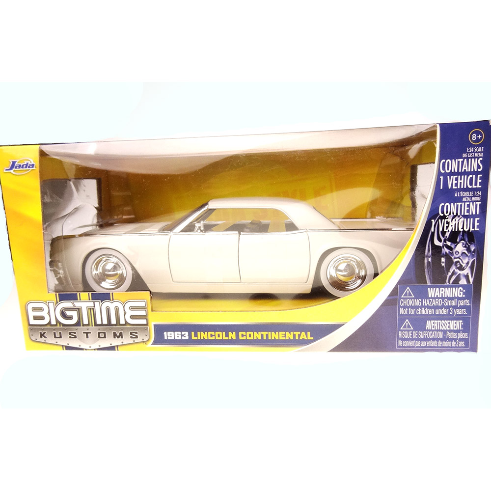 1963 Lincoln Continental 1:24 Jada Toys branco - Imagem 6