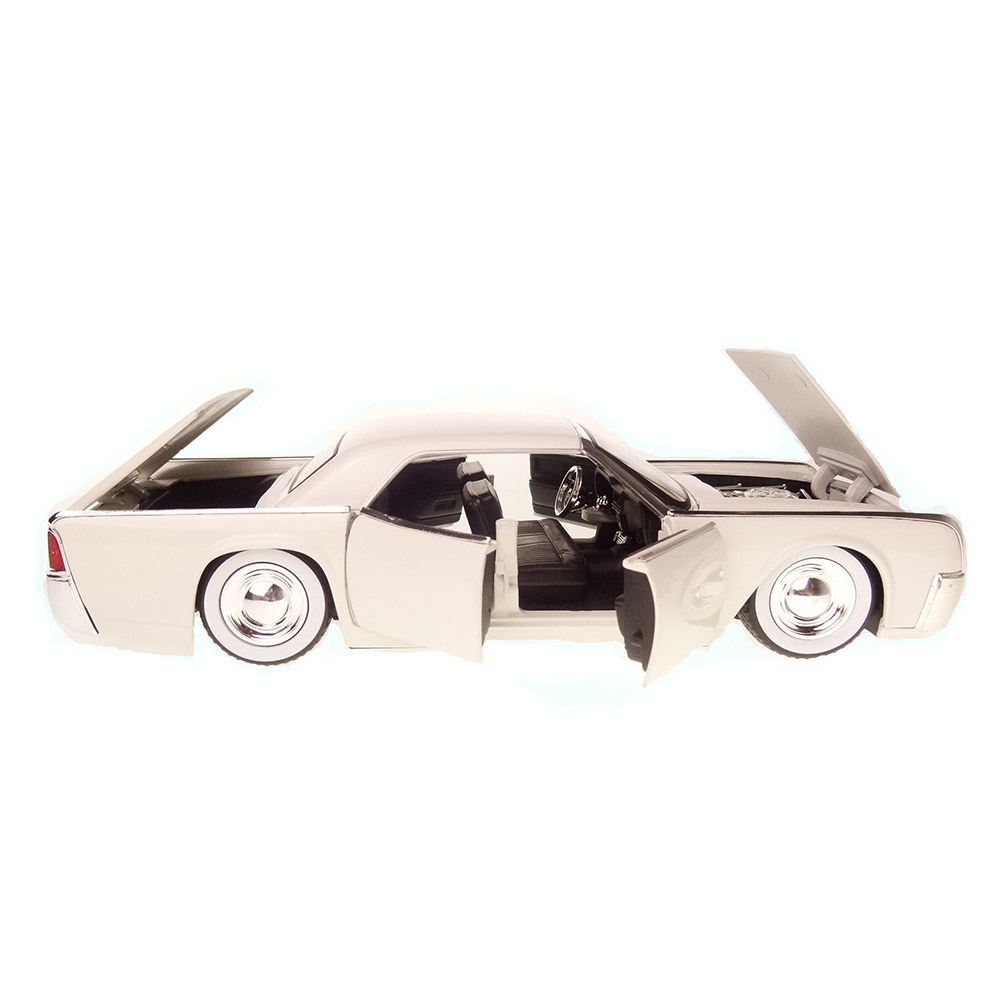 1963 Lincoln Continental 1:24 Jada Toys branco - Imagem 2