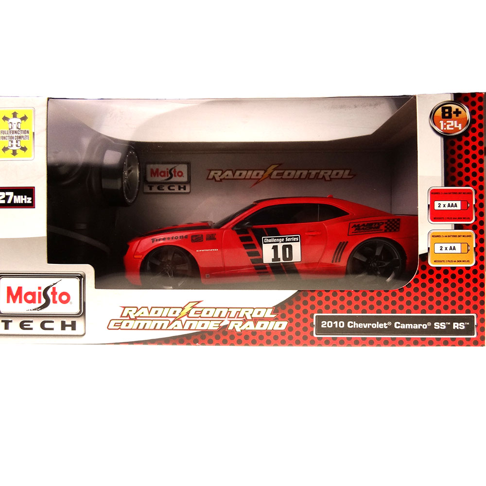 Miniatura Camaro Ss Controle Remoto 2010 Verm Maisto 1/24 - Imagem 4