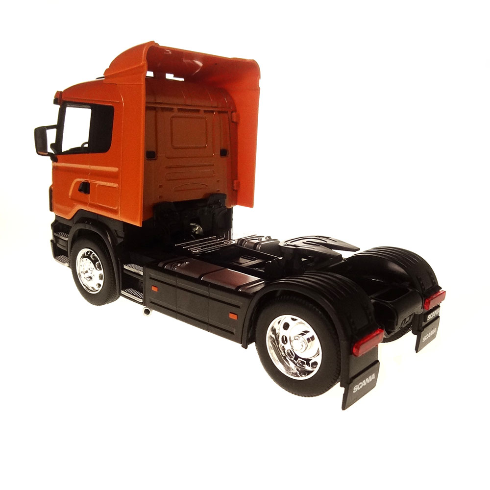 Miniatura Caminhão Scania R470 Laranja Welly 1/32 - Imagem 5