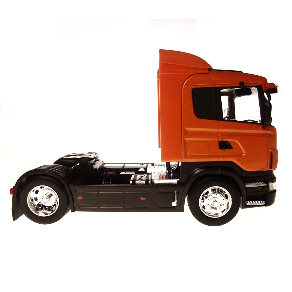 Miniatura Caminhão Scania R470 Laranja Welly 1/32 - Imagem 4