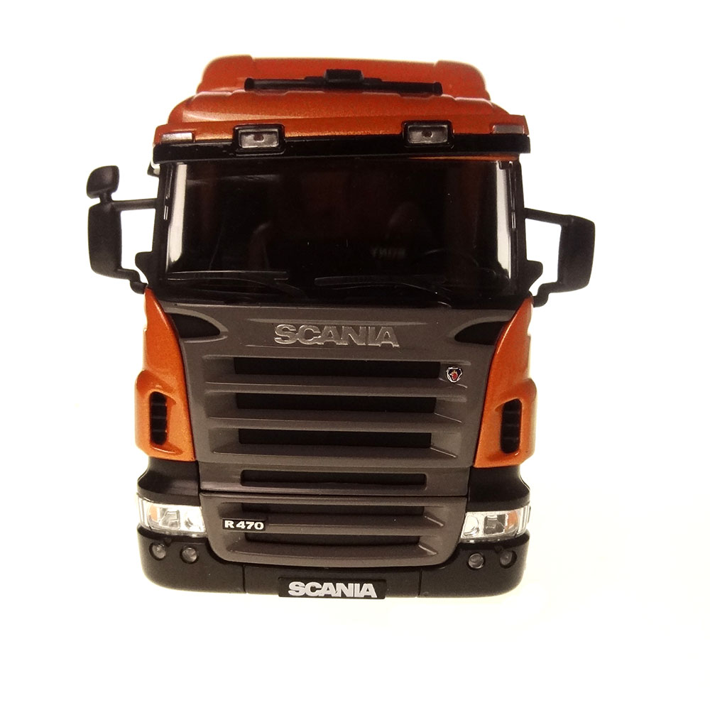 Miniatura Caminhão Scania R470 Laranja Welly 1/32 - Imagem 3