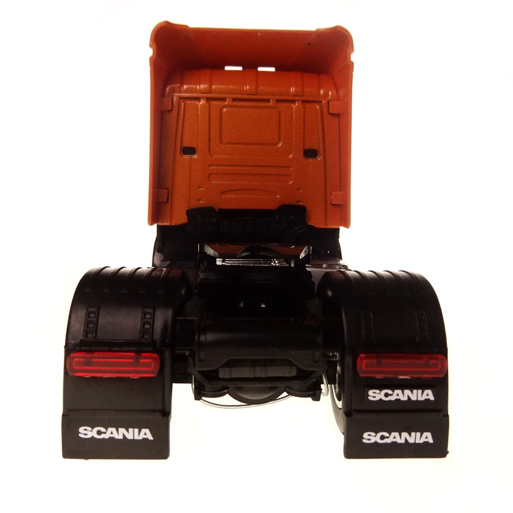 Miniatura Caminhão Scania R470 Laranja Welly 1/32 - Imagem 2