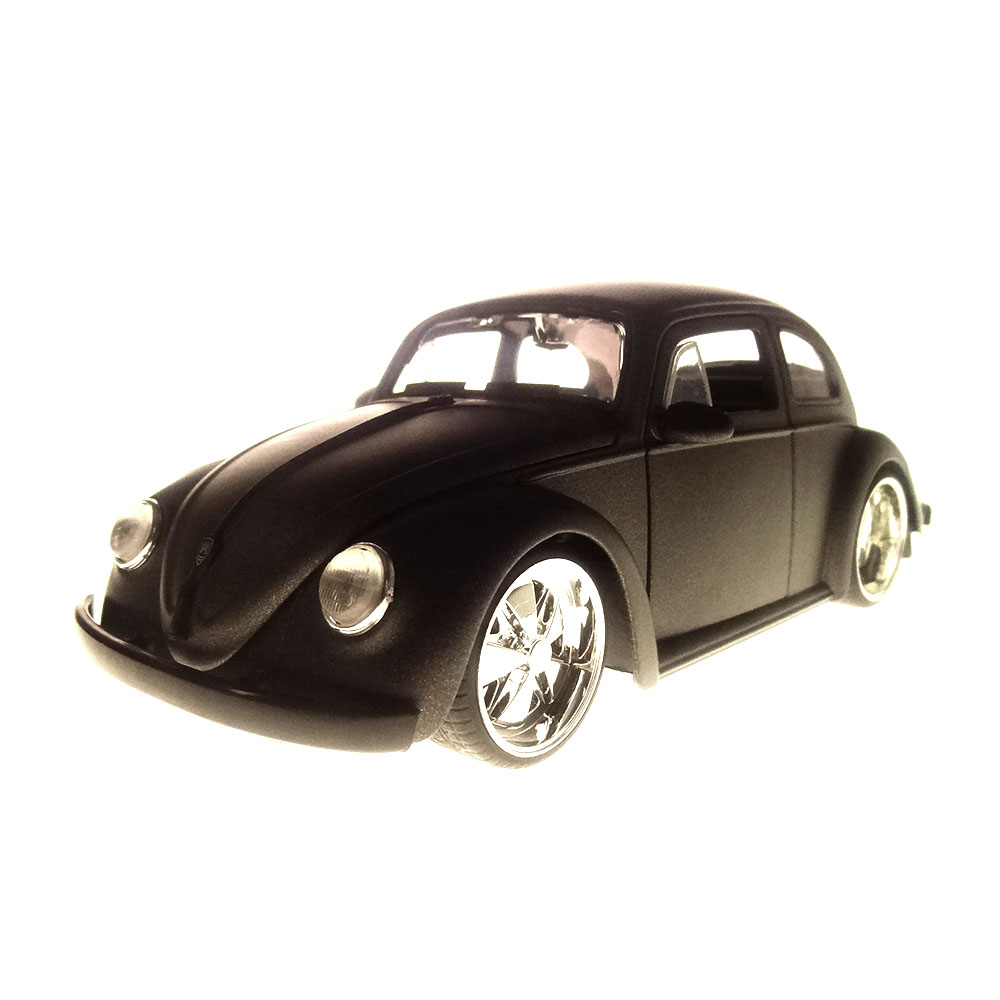 Miniatura Volkswagen Fusca Beetle 1959 Cinza Toys 1/24