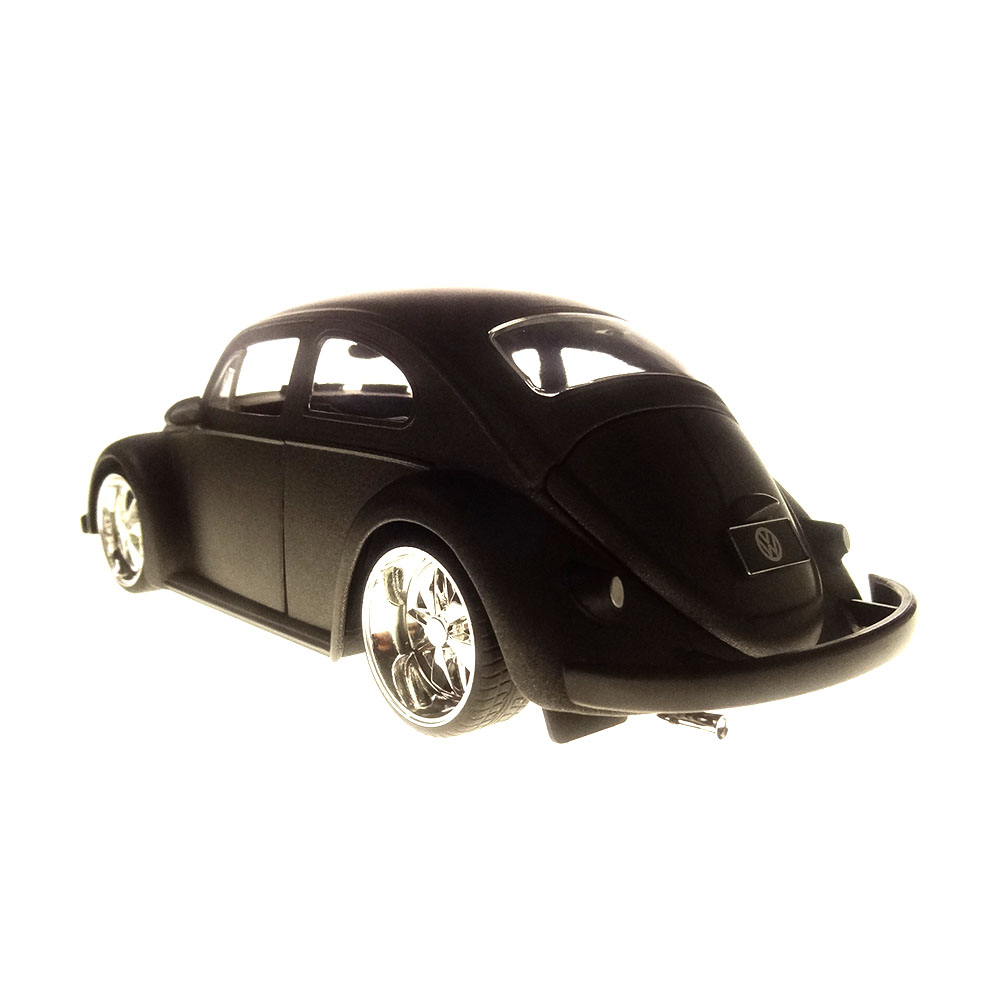 Miniatura Volkswagen Fusca Beetle 1959 Cinza Toys 1/24 - Imagem 5