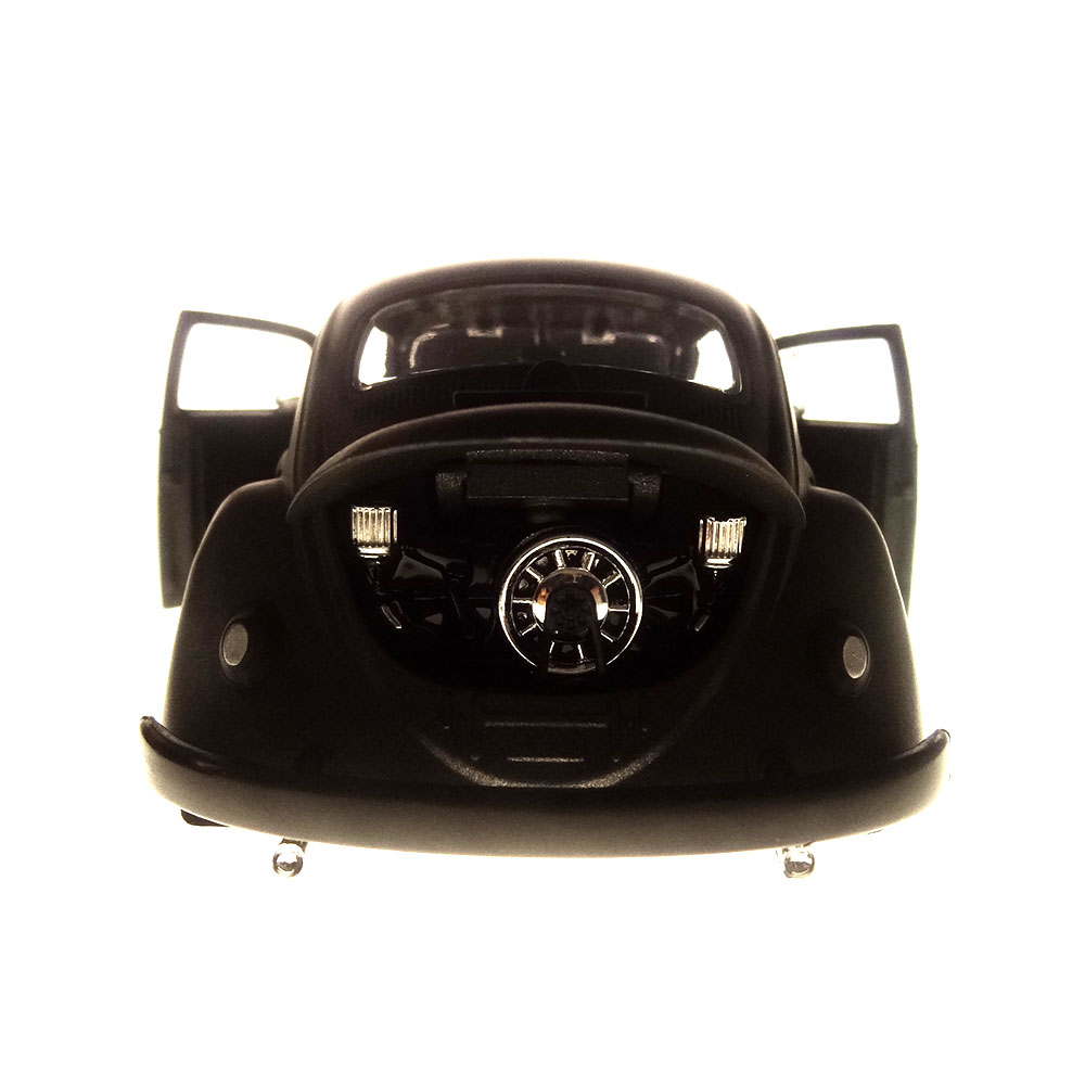 Miniatura Volkswagen Fusca Beetle 1959 Cinza Toys 1/24 - Imagem 3