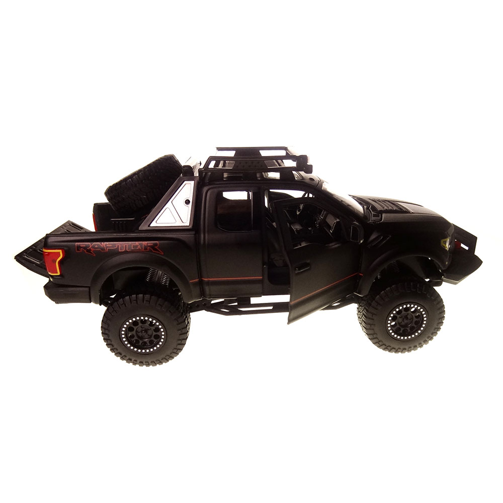 Miniatura Ford F-150 Raptor Off Road Kings 2017 Preto 1/24 - Imagem 3
