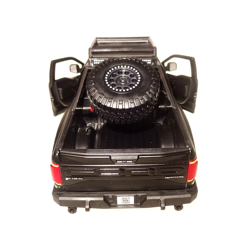 Miniatura Ford F-150 Raptor Off Road Kings 2017 Preto 1/24 - Imagem 5