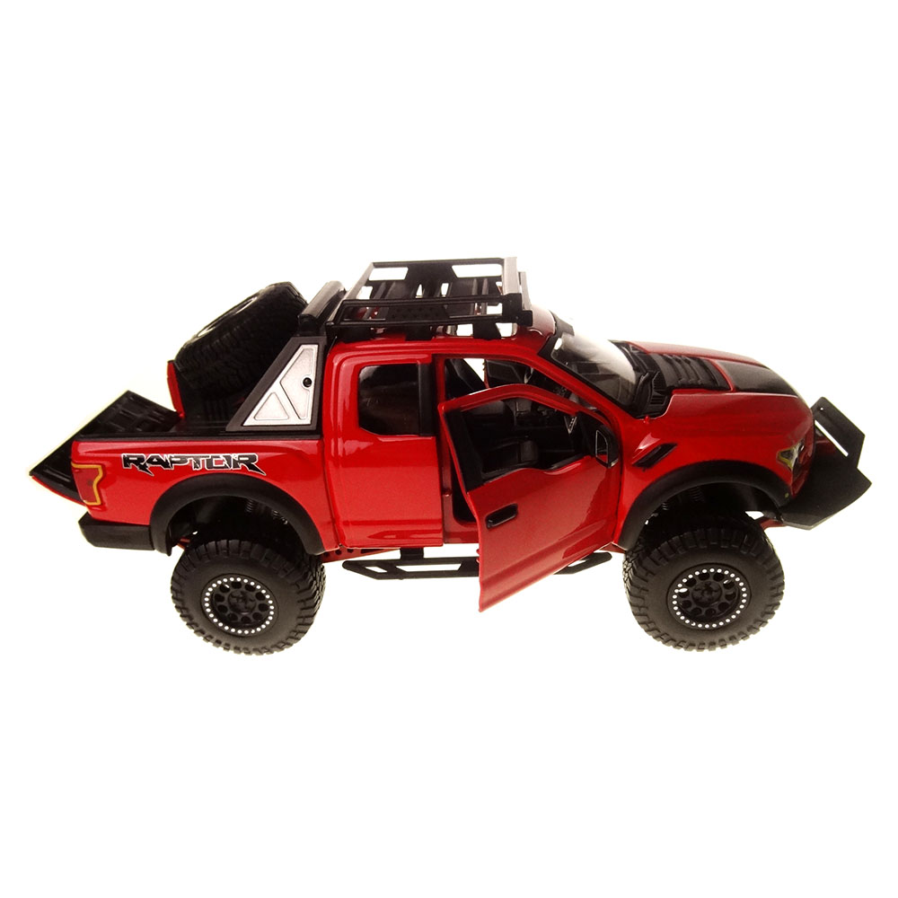 Miniatura Ford F-150 Raptor Off Road Kings 2017 Verm 1/24 - Imagem 4
