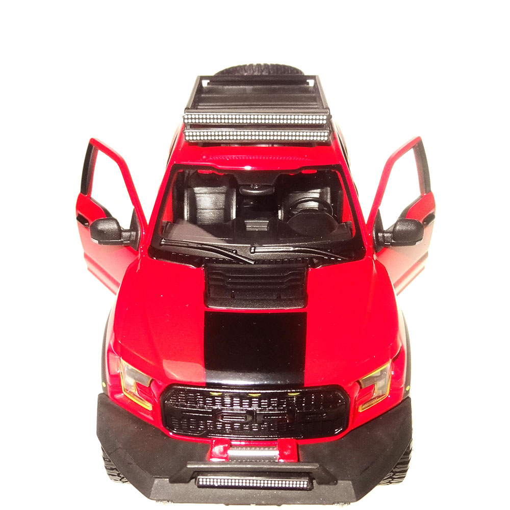 Miniatura Ford F-150 Raptor Off Road Kings 2017 Verm 1/24 - Imagem 5