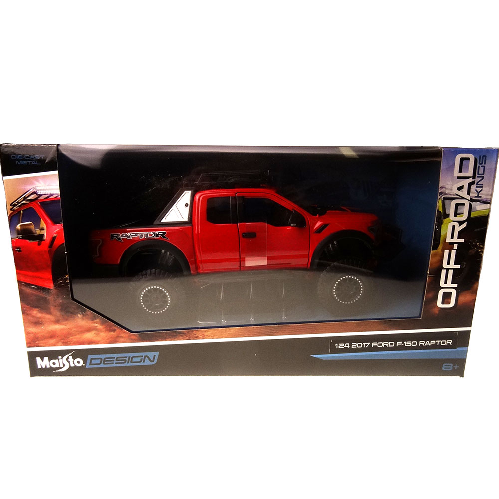 Miniatura Ford F-150 Raptor Off Road Kings 2017 Verm 1/24 - Imagem 6