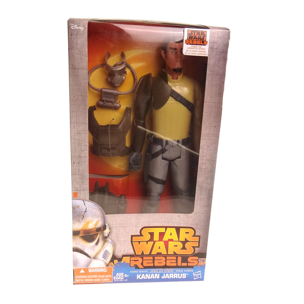 Boneco Star Wars Rebels Kanan Jarrus Hero Séries 30 Cm - Imagem 2