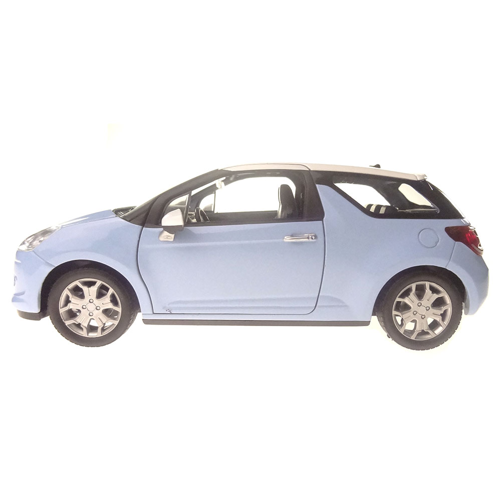 Miniatura Citroën Ds3 2010 Azul Welly 1/24 - Imagem 2