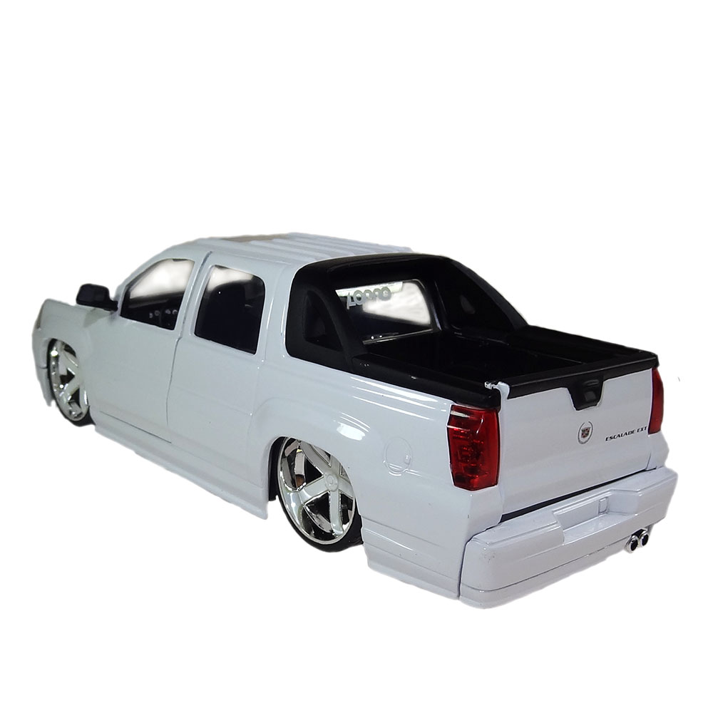 Miniatura Cadillac Escalade Ext 2002 Branco Jada Toys 1/24 - Imagem 2