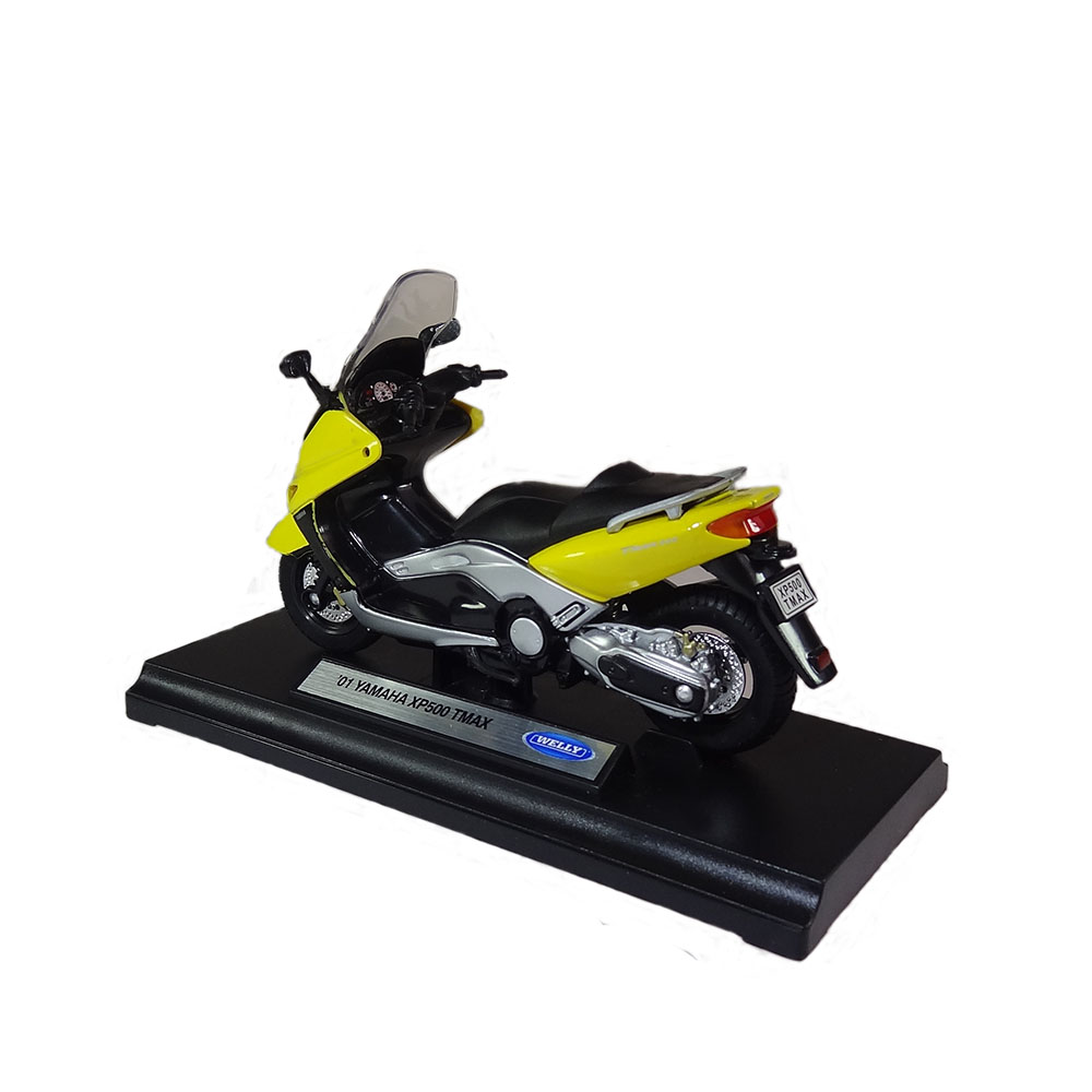 Miniatura Yamaha Xp500 Tmax 2001 Amarelo Welly 1/18 - Imagem 2
