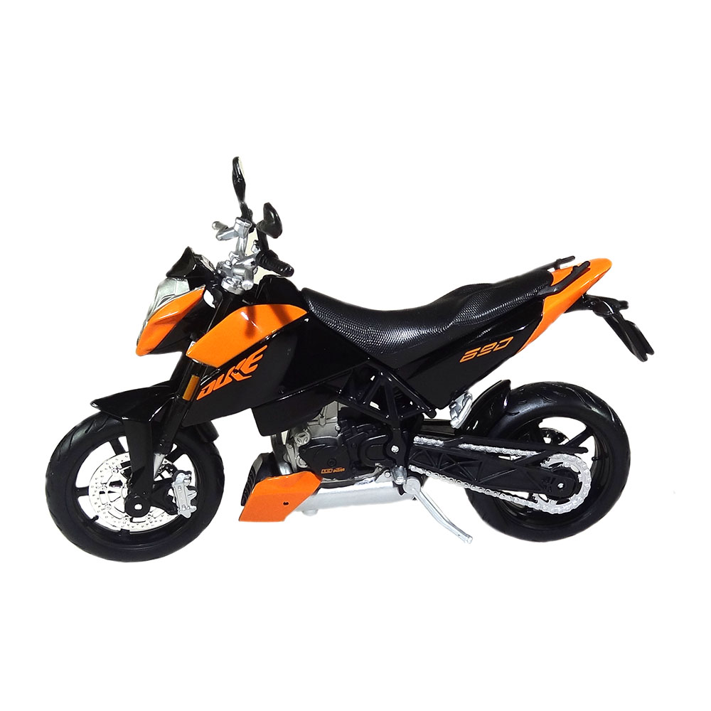 Miniatura Ktm 690 Duke Preto Maisto 1/12 - Imagem 2